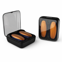 Chauffe-mains rechargeable orange, chauffe-mains portable USB électrique, chauffe-mains de poche à chauffage rapide, longue durée, cadeau pour l'hiver, le camping en plein air
