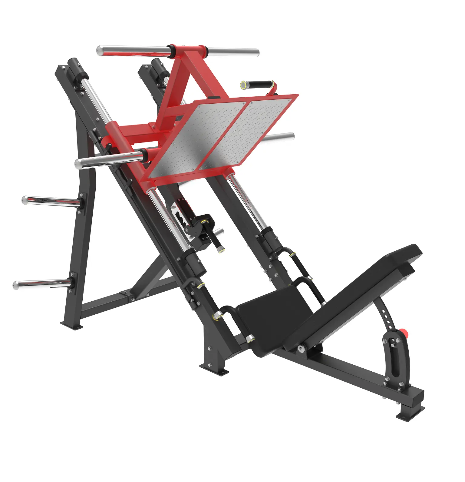 Equipamento profissional de ginástica para academia, equipamento com 45 pernas em ângulo, placa de musculação para musculação, ASJ-XM55