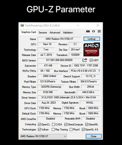 การ์ดจอเกมมิ่ง <span class=keywords><strong>AMD</strong></span> Radeon RX <span class=keywords><strong>5500</strong></span> <span class=keywords><strong>XT</strong></span> 8-pin 128-bit ของแท้ใหม่เอี่ยม ปี 2026 และการ์ดจอ RX 5700 <span class=keywords><strong>XT</strong></span> 8GB GDDR6 8+6-pin 256-bit - Product Image 4