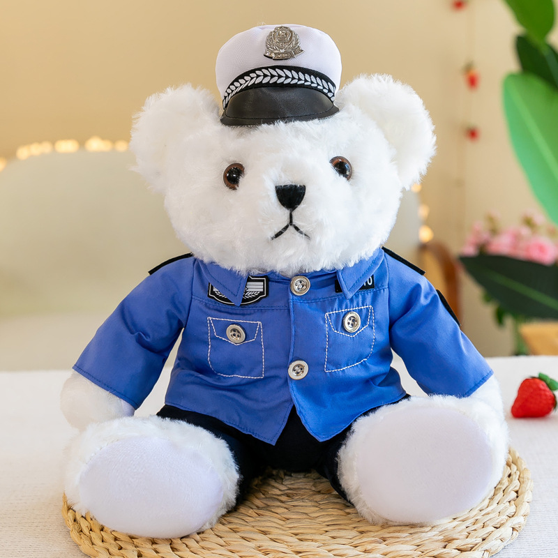White-police bear
