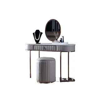 AJJ-Muebles personalizados para villas y casas de lujo, tocador de maquillaje moderno, mesa de maquillaje, novedad de 2020