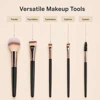 Ensemble de 30 pinceaux de maquillage professionnels de luxe de qualité supérieure du fabricant, poils synthétiques, pour le visage et le correcteur, Ms.miau, haute qualité
