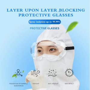 Anti-névoa Impacto-resistente confortável e Produto químico-resistente para vidros protetores fechados da tela cheia da proteção do olho - Product Image 4