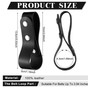 Fouet d'équitation tout-terrain transfrontalier avec sangle en cuir PU, ceinture de rangement, étui de fouet portable, support de fouet et anneau en cuir. - Product Image 4