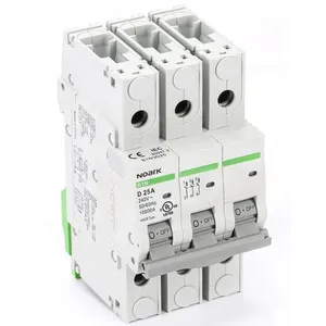 Noark Electric UL489 listed B1N B1H AC 120V 240V 277V 480V DC 60V 125V 10kA 1 to 63 Amp MCB DIN rail Miniature Circuit Breaker