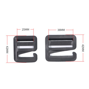 Plastic Figure Eight <b>Hooks</b> For Bags And Backpacks 25Mm 38Mm Adjustable Webbing Fasteners Bag Accessories - Product Image 3