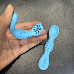 Nueva Cuchara de Silicona para Bebés, Ecológica, Libre de BPA, para la Primera Etapa de Alimentación, No Tóxica, Resistente al Calor, Cuchara de Entrenamiento - Product Image 5