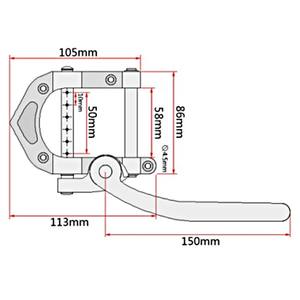 Tremolo Vibrato para Guitarras SG <span class=keywords><strong>LP</strong></span> <span class=keywords><strong>Jazz</strong></span>, Accesorio para Instrumentos Musicales, Plateado - Product Image 3