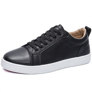 Black <b>White</b> Wholesale Fashion Design Trendy Lightweight Customized Logo New Style <b>Men</b> Walking <b>Shoes</b> Casual <b>Shoes</b> - Product Image 1