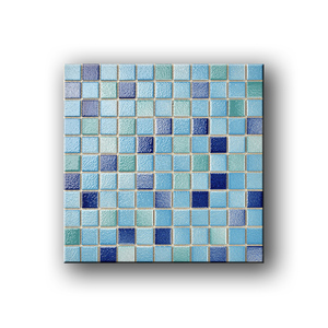 Mosaico Cuadrado de Porcelana Esmaltada Azul Cielo Clásico, Diseño Moderno <span class=keywords><strong>INTERLAN</strong></span> Y48601 para Paredes y Pisos de Baños de Hotel - Product Image 2