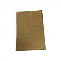 Papier kraft côtelé jaune 28 g/m² résistant à l'humidité, personnalisé OEM, avec pâte de bois vierge