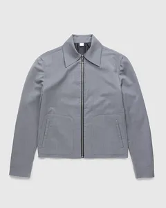 Venda quente por atacado personalizado trabalho cropped bomber jacket outono carga cor sólida Mens jaqueta jaqueta casual vintage