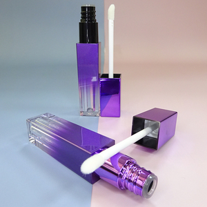 Tubes carrés transparents en PETG/AS couleur or rose pour gloss à lèvres, emballage vide pour rouge à lèvres liquide, bouteille à paroi épaisse, marque privée - Product Image 6