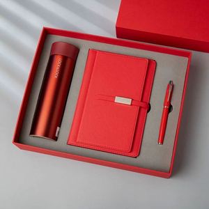 Luxury Executive Desk Set for Distinguished Professionals Including Crystal Pen Leather Planner Brass Paperweight Loose-<b>leaf</b> - Product Image 4