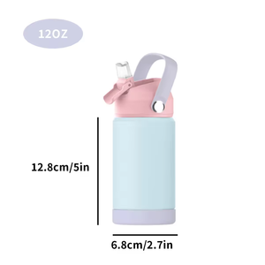 Nouvelle conception de gourde isotherme pour enfants, 12 oz, bouteille sous vide en acier inoxydable, gourde mignonne pour enfants - Product Image 2