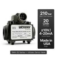 Katup Servo Proporsional Distributor Hidrolik Vickers/Eaton SM4-20 Empat Arah 350 Bar 76 L/mnt untuk Sistem Hidrolik Presisi