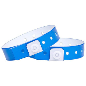 One off Cheap Printed Custom PVC Wristband L Shape Plastic PVC Bracelet for Events