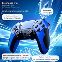   Manette de jeu sans fil et filaire pour P4 PC P3 avec double vibration, gyroscope 6 axes, pavé tactile, 600 mAh