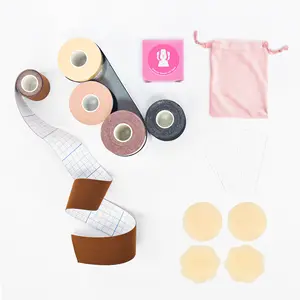 Instant Breast Lift Plus Size Boob Tape Roll Set Adhesive Women Waterproof Boob Lift Tape and Nipple Cover