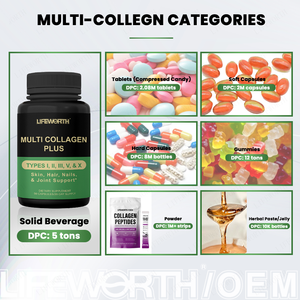 Capsule di Collagene Idrolizzato Multiplo Lifeworth per Adulti, per Capelli, Pelle, Luminosità e Supporto Articolare con Amminoacidi - Product Image 6