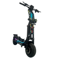 Trottinette électrique pliable pour adultes Geofought G14 72V à double moteur, écran NFC, grande capacité 40-100AH, autonomie 60-300km, roues de 13/14 pouces