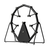 Réflexomètre interactif : Jeu de test de réaction professionnel, stand de carnaval de réflexes, coordination visuel-motrice multiple pour écoles