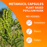 Capsules de Psyllium Organique 99 Mesh Husk Extract Caps Fibra Soluble Complément Alimentaire pour Perdre du Poids