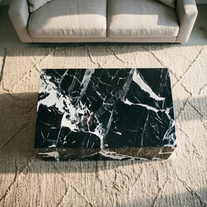 Exclusive Calcutta Coffee <b>Table</b> Modern Stable Plinth for Living Room Matching Furniture - Product Image 4