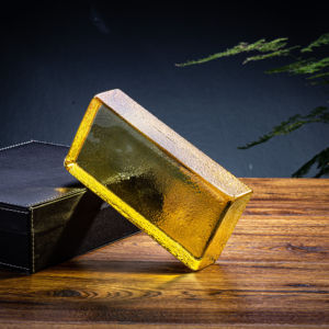 थोक 200x100x50mm ठोस गिलास ब्लॉक सजावट के निर्माण के लिए/ठोस क्रिस्टल ग्लास ब्लॉक/ईंट - Product Image 1