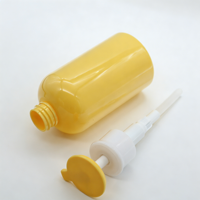 Bouteille de shampoing cosmétique en plastique PET cylindrique personnalisable de 300 ml pour gel douche pour enfants avec pompe et logo