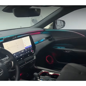Kit d'éclairage ambiant RGBIC pour voiture Lexus RX 2023-2025, décoration d'ambiance intérieure, contrôle par application Bluetooth, bande lumineuse LED - Product Image 5