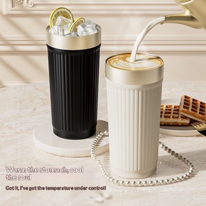 Taza de Café Aislada de Acero Inoxidable 316 de Alta Gama, Conserva el Calor y la Frescura, Portátil para Llevar - Product Image 2