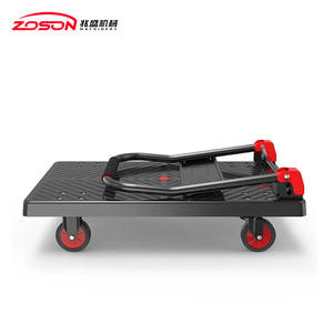 गर्म बिक्री स्टेनलेस स्टील तह कार्ट धातु हाथ ट्रक प्लेटफॉर्म ट्रोली घर के रहने वाले कमरे के लिए ओएम शॉपिंग - Product Image 3