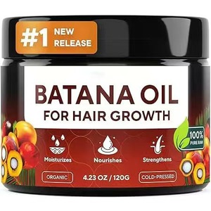 Crema all'Olio di Batana in Barattolo, <span class=keywords><strong>Trattamento</strong></span> Nutriente per Capelli, Previene la Rottura, Rinforza i Capelli Secchi e Fragili, Stimola la Crescita Sana dei Capelli - Product Image 2
