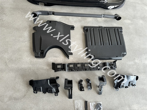 Kit carrosserie pour <span class=keywords><strong>Mercedes</strong></span> Benz W206 21 + Grille avant C63 Diffuseur arrière avec tuyaux d'échappement noirs - Product Image 4