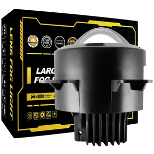Super Bright 110w 24V 6000k Tricolor Truck <b>Led</b> Fog <b>Projector</b> Lens Auxiliary Headlights <b>Led</b> Lamp <b>Led</b> Fog/Driving <b>Lights</b> - Product Image 2