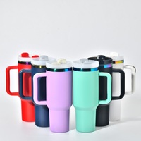 Termos Cup lapis Ion es, 40oz warna ajaib baru 304 Stainless Steel cangkir mobil dengan cetak yang dapat disesuaikan