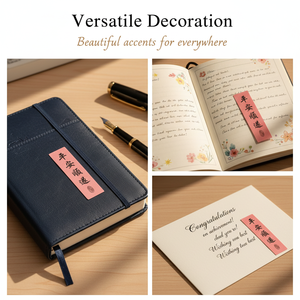 Customizable Glossy Vinyl Stickers Waterproof Tear-resistant Self-adhesive Die-cut Decorative pink Stickers Suitable for Laptops - Product Image 5