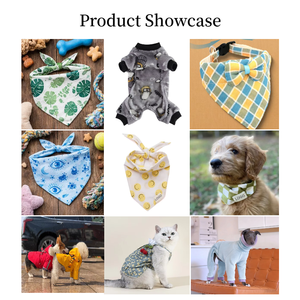 Pañuelos Refrescantes y Transpirables de Algodón Ajustables para Perros Pequeños y Medianos, Accesorios para Mascotas para Paseos al Aire Libre en Verano - Product Image 4