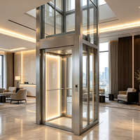 Ascenseur résidentiel moderne pour 2 à 4 étages, ascenseur indépendant pour villa, pour 4 passagers, ascenseur pour maison privée