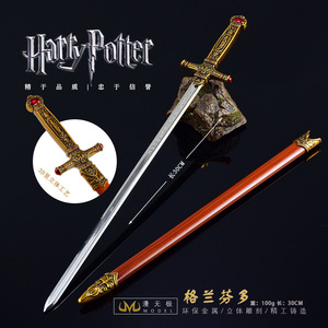 Épée <span class=keywords><strong>de</strong></span> Gryffondor plaquée or, modèle 30 cm, entièrement en métal, artisanat <span class=keywords><strong>de</strong></span> présentation, produits liés au <span class=keywords><strong>film</strong></span> et à la télévision <span class=keywords><strong>de</strong></span> l'école <span class=keywords><strong>de</strong></span> sorcellerie <span class=keywords><strong>de</strong></span> <span class=keywords><strong>Harry</strong></span> - Product Image 4