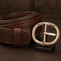 Boucles de ceinture pour hommes d'affaires, logo gravé sur mesure, alliage de zinc, métal résistant à la rouille, anti-rayures, pour ceinture en cuir