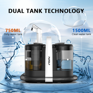 2024 Offre Spéciale Machine de nettoyage de tapisserie d'ameublement légère Portable petit nettoyeur de taches de poche Mini siège de voiture shampooing canapé sol - Product Image 5