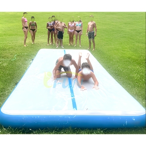 Tappetino gonfiabile resistente Drop Stitch per <span class=keywords><strong>ginnastica</strong></span> | Scivolo acquatico gonfiabile per casa, palestra, fitness, yoga - Product Image 1