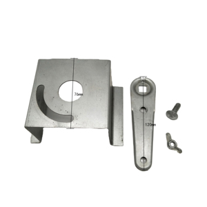 <strong>HVAC</strong> air Duct Part Accessories Manual <strong>Damper</strong> Quadrant <strong>Damper</strong> with Regulator Handle - Product Image 2