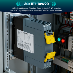 Siemens livraison rapide nouveau Module de <span class=keywords><strong>relais</strong></span> de sécurité SIRIUS monocanal Original 3SK1 Seriesc 3SK1111-1AW20 - Product Image 2