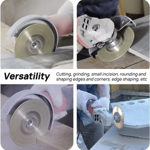 Double Side kim cương nhanh hơn cắt Electroplate Turbo phân khúc lưỡi cưa để cắt và mài đá granit - Product Image 6