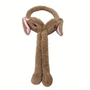 Trending New Fashionable Bunny Ears Headband with Sound and Expression Features Plush Toy Ultimate Warmth Essential - Product Image 6