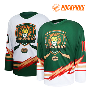 双面冰球球衣 - 定制设计团队球衣，带水钻，OEM 服务，100% 聚酯纤维，男女通用运动服 - Product Image 2