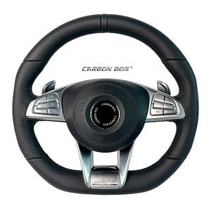 Volante Auto Diretto dalla Fabbrica in Tutta Pelle per <span class=keywords><strong>Mercedes</strong></span> <span class=keywords><strong>Benz</strong></span> W204 <span class=keywords><strong>W205</strong></span> W167 W213 W222 W207 W212 Volante in Fibra di Pelle - Product Image 2